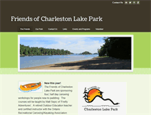 Tablet Screenshot of friendsofcharlestonlakepark.com